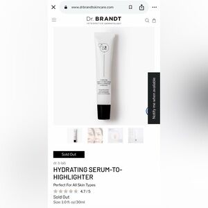 New Dr. B Lab Hydrating Serum-to-Highlighter, 1oz